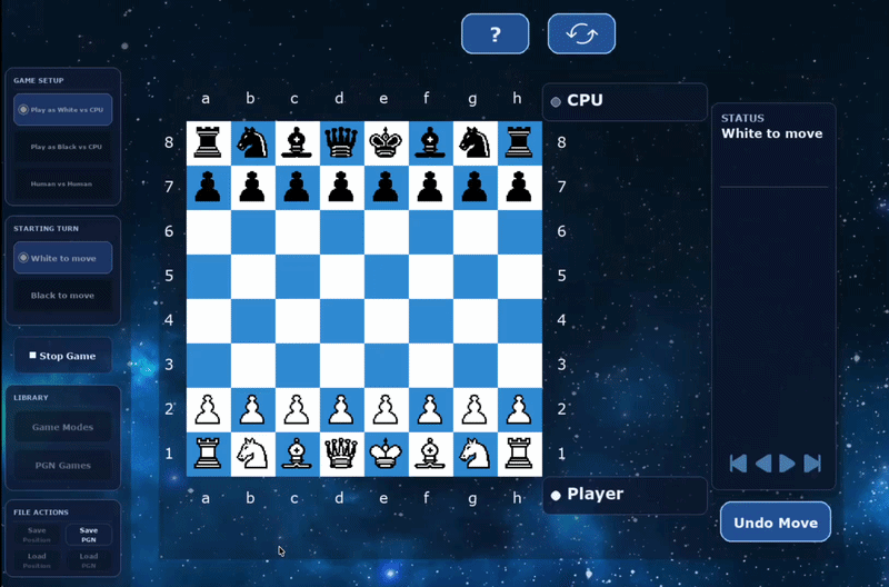 Chess gameplay preview