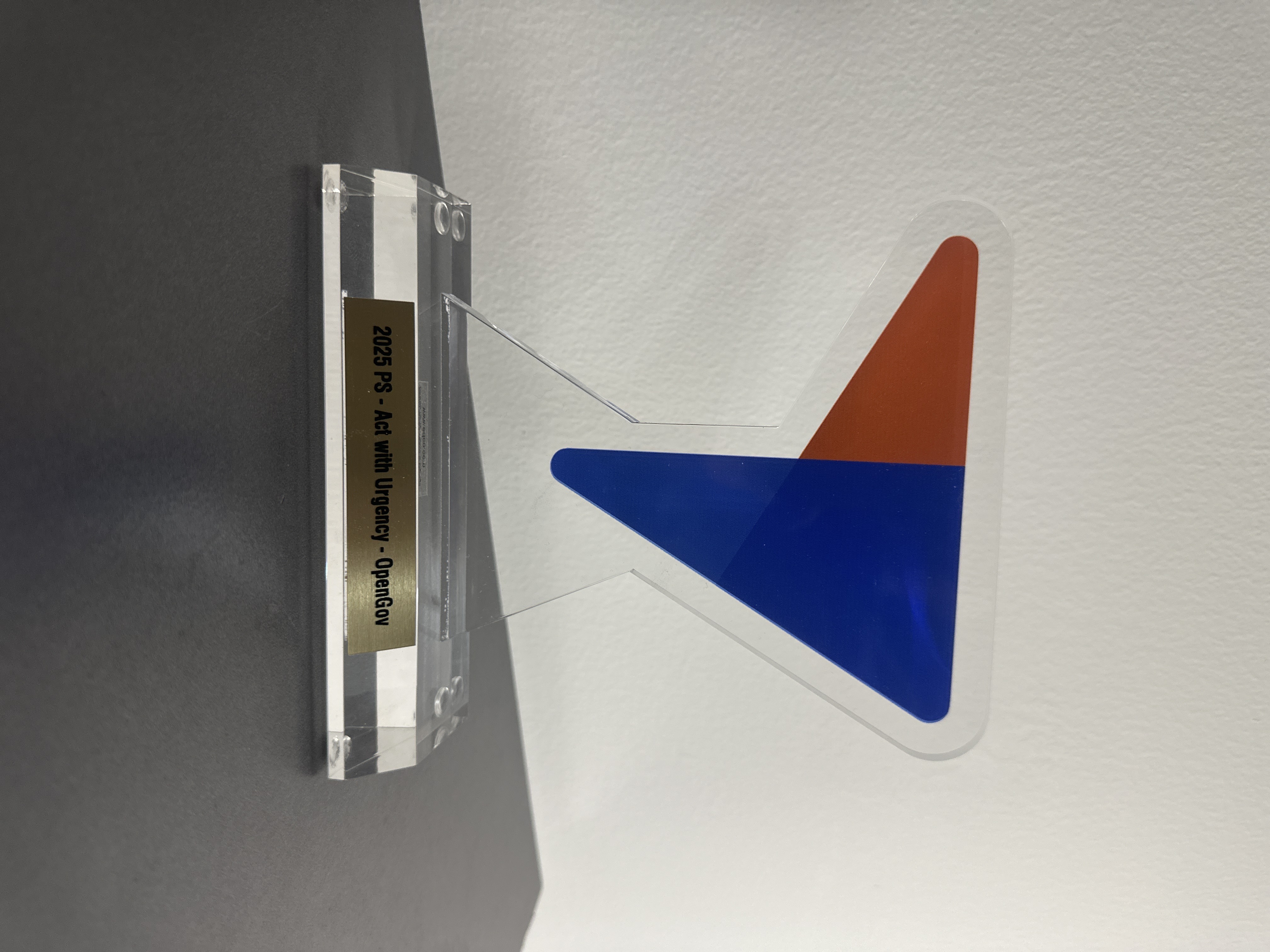 PS Act With Urgency Trophy